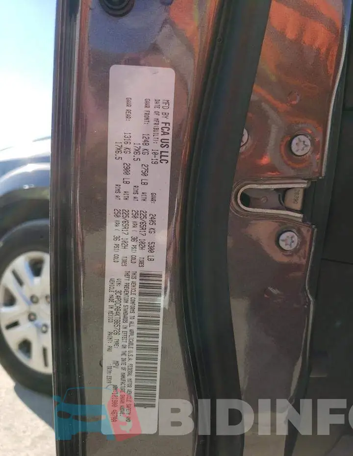 3C4PDCAB4KT865726 Photo# 13