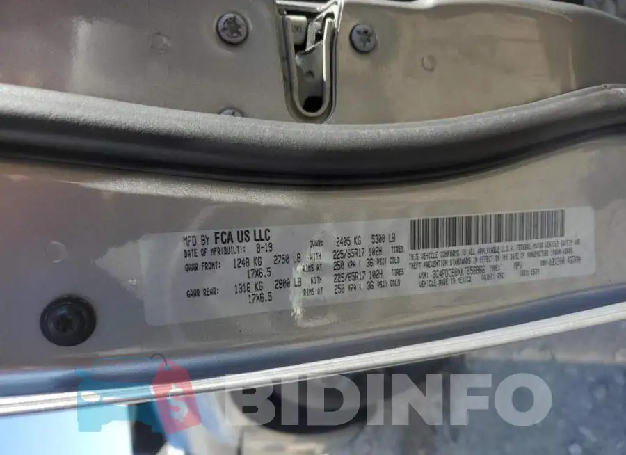 3C4PDCBBXKT856866 Photo# 13