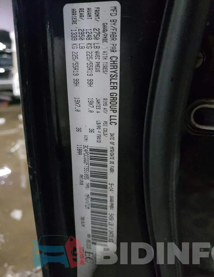3C4PDCGG2FT551095 Photo# 13
