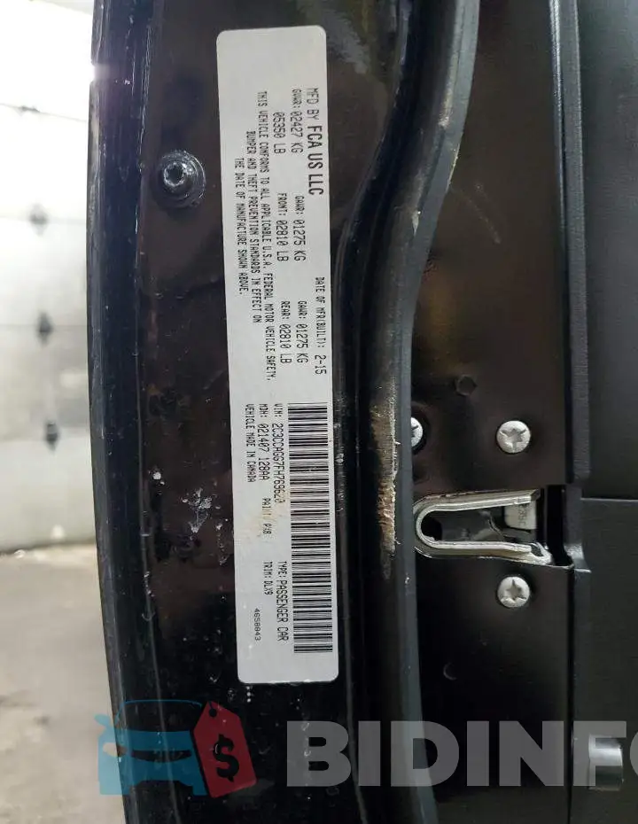 2C3CCAGG7FH769620 Photo# 12