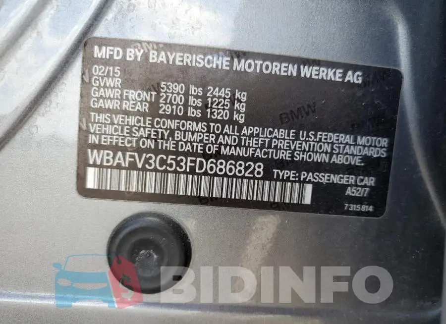 WBAFV3C53FD686828 Photo# 12