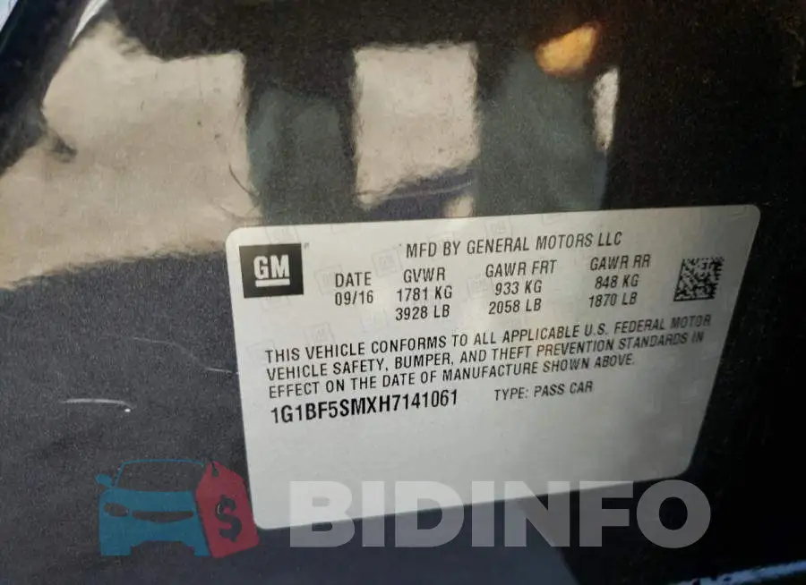 1G1BF5SMXH7141061 Photo# 12