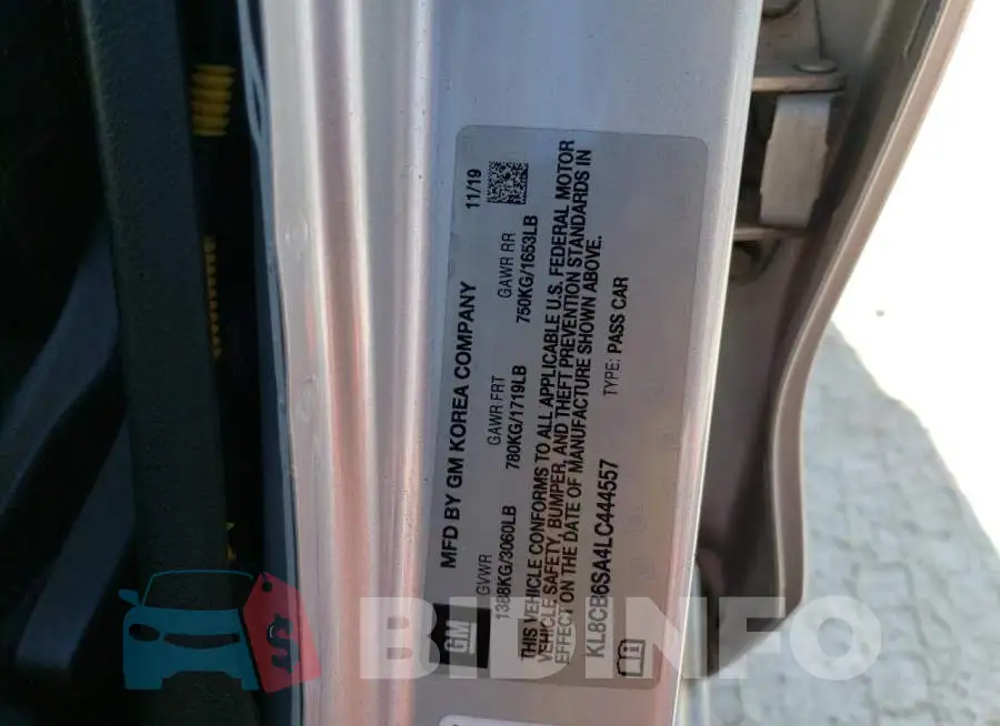 KL8CB6SA4LC444557 Photo# 12