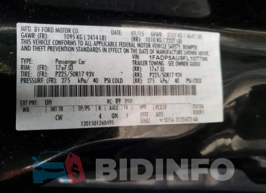 1FADP5AU9FL107766 Photo# 10