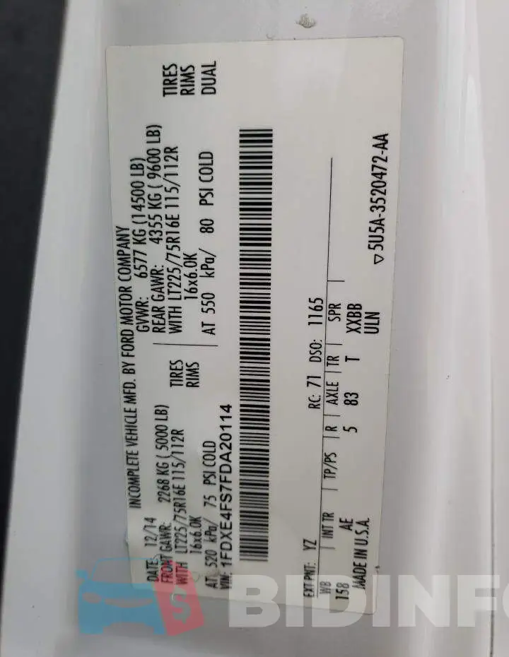 1FDXE4FS7FDA20114 Photo# 13