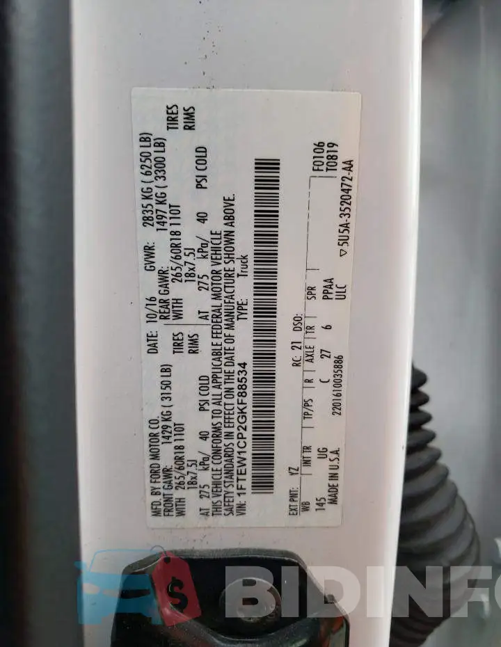 1FTEW1CP2GKF88534 Photo# 12