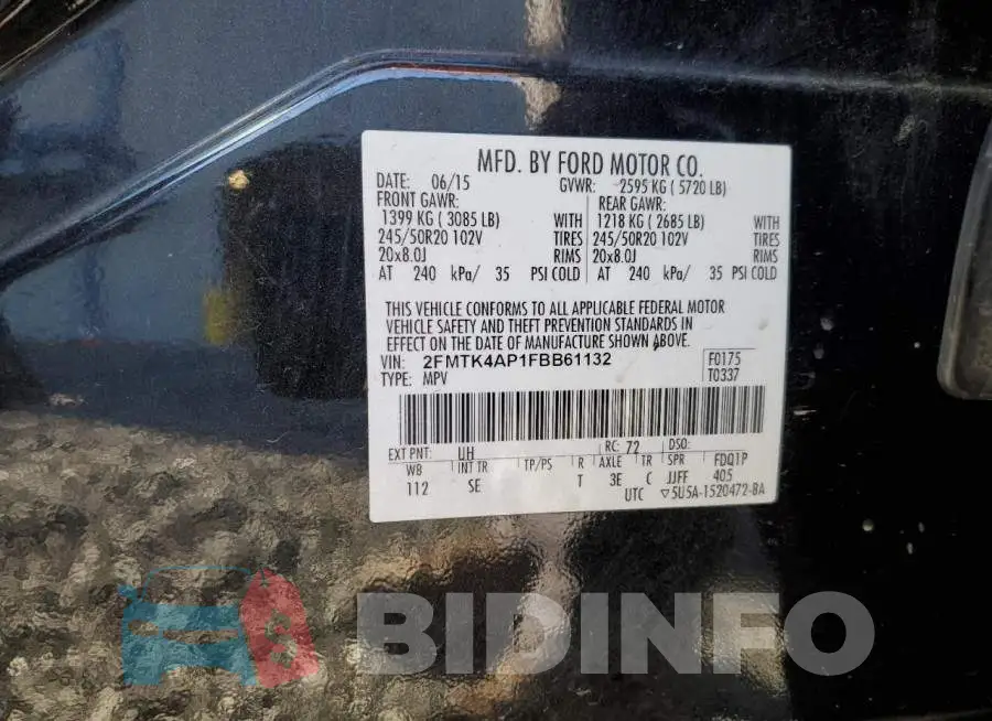 2FMTK4AP1FBB61132 Photo# 13