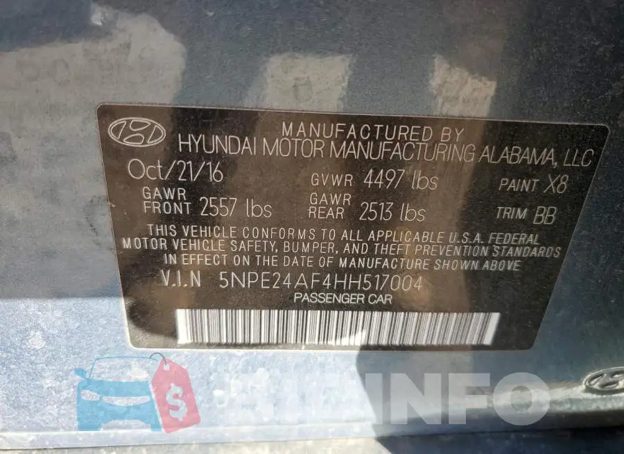 5NPE24AF4HH517004 Photo# 12