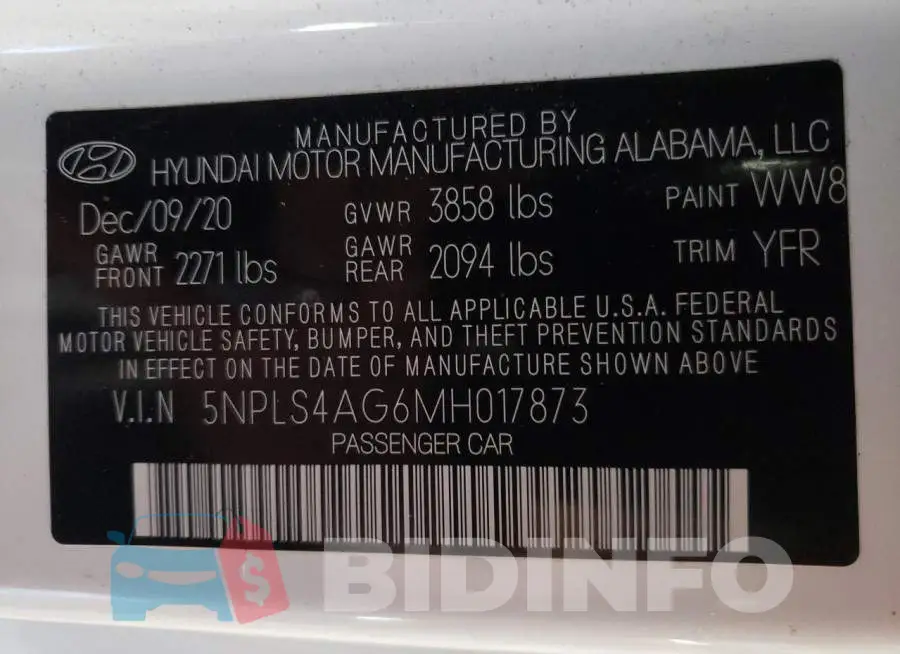 5NPLS4AG6MH017873 Photo# 12