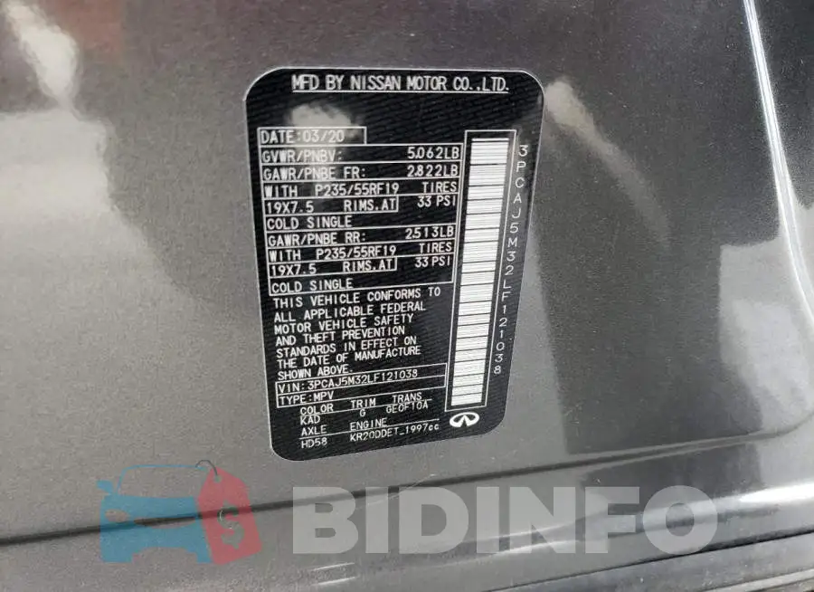 3PCAJ5M32LF121038 Photo# 13