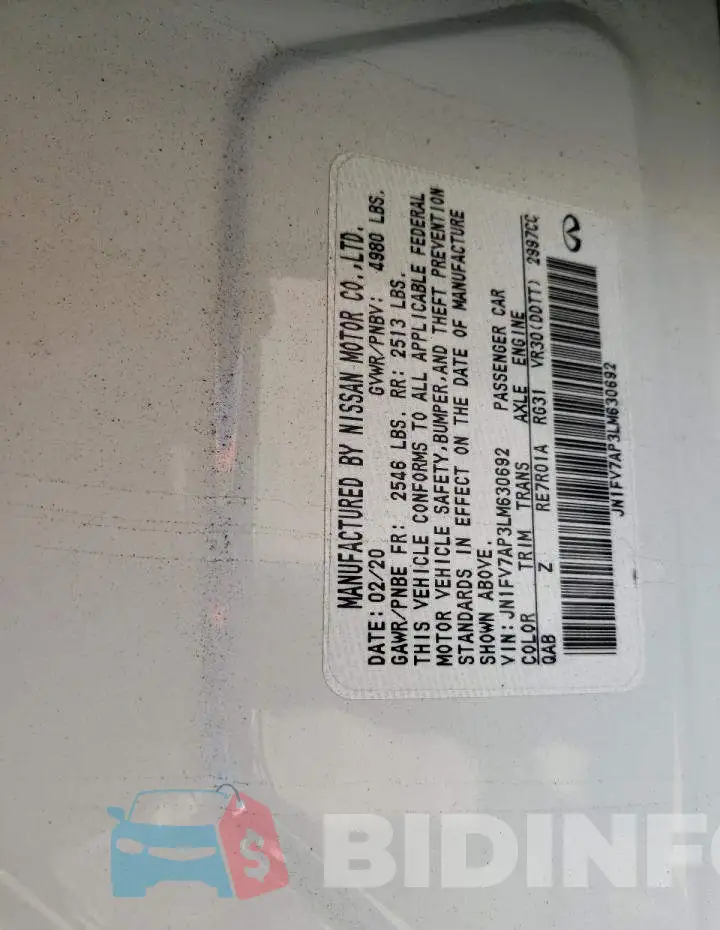 JN1FV7AP3LM630692 Photo# 10