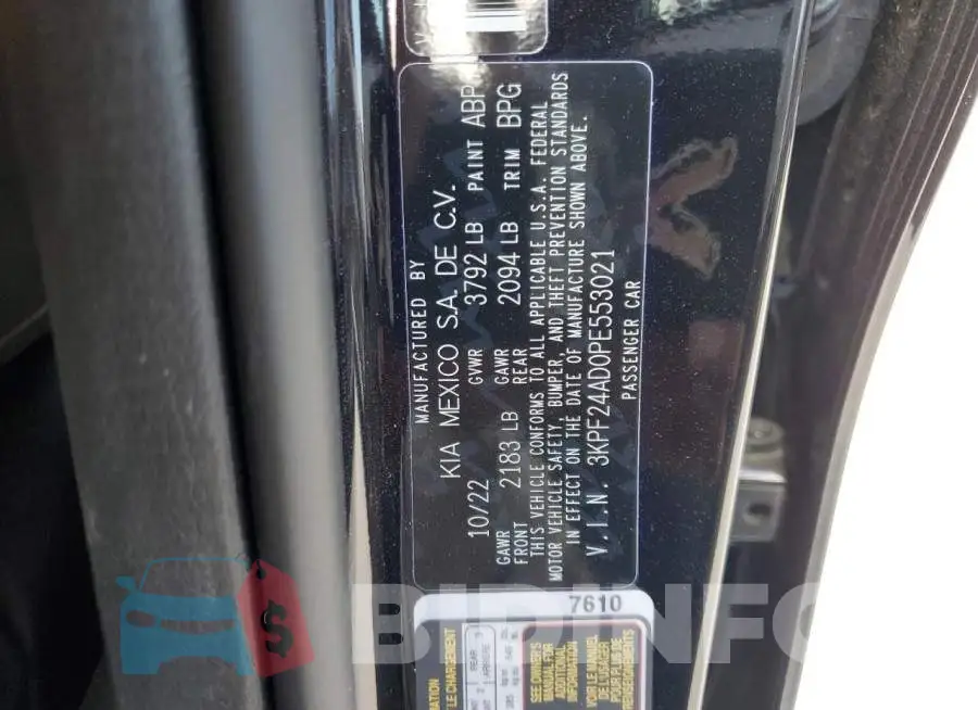 3KPF24AD0PE553021 Photo# 13