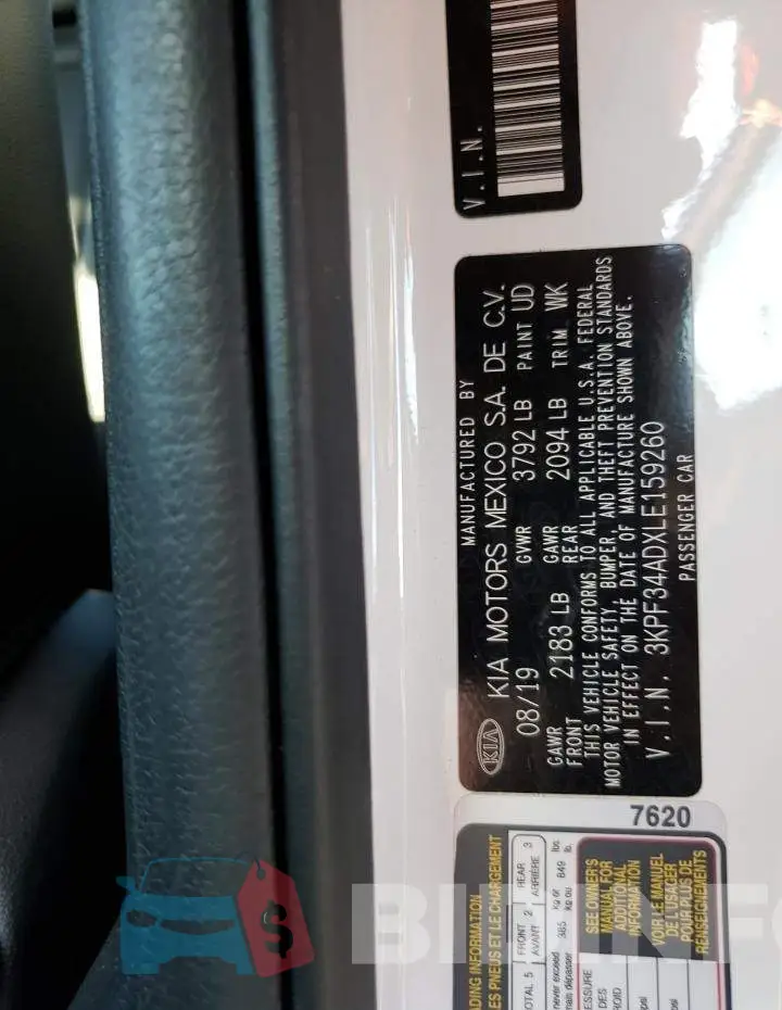 3KPF34ADXLE159260 Photo# 12