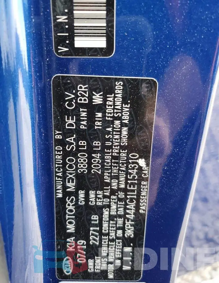 3KPF44AC1LE154310 Photo# 12