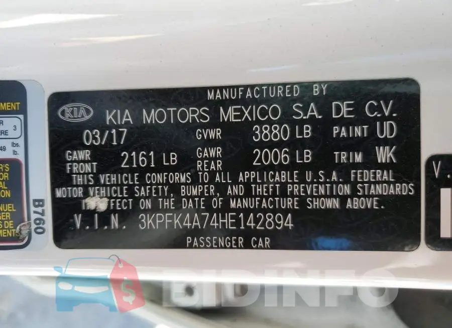 3KPFK4A74HE142894 Photo# 10