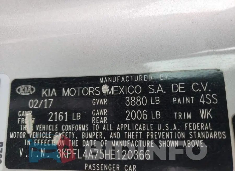 3KPFL4A75HE120366 Photo# 13