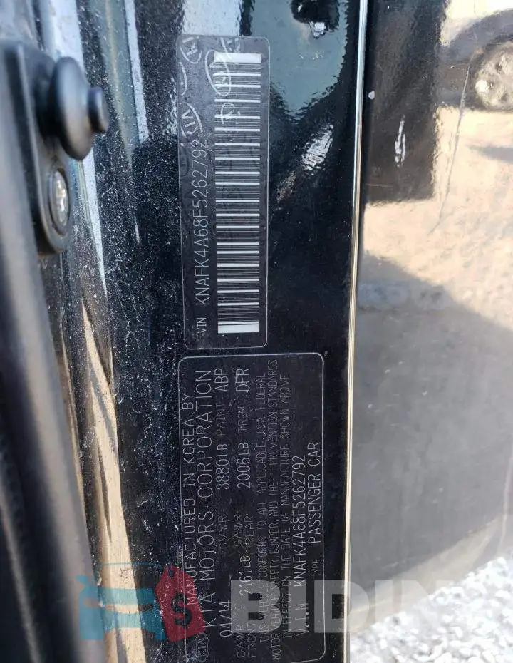 KNAFK4A68F5262792 Photo# 12