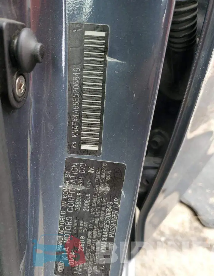 KNAFX4A66E5206849 Photo# 12