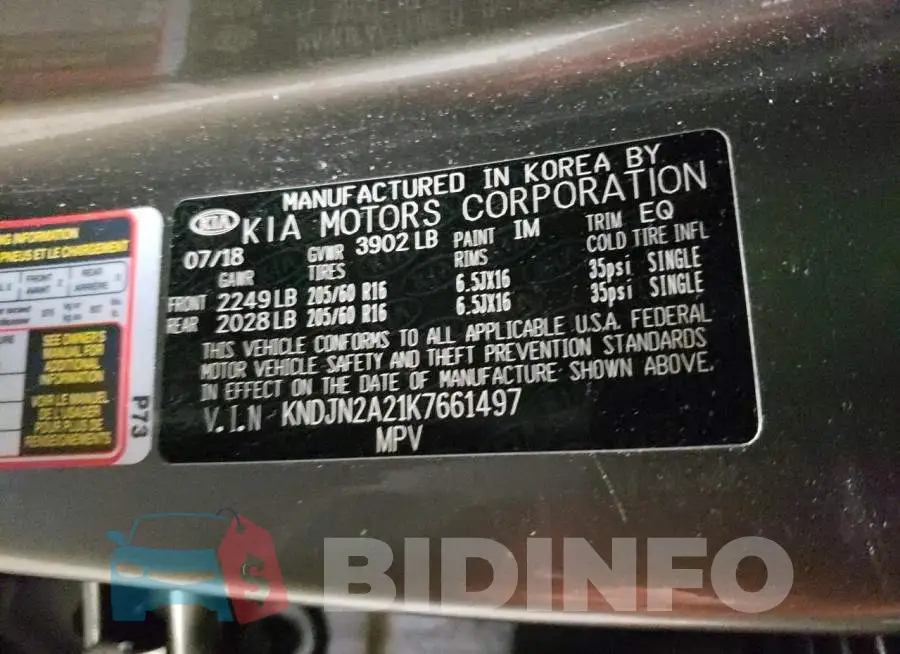 KNDJN2A21K7661497 Photo# 12