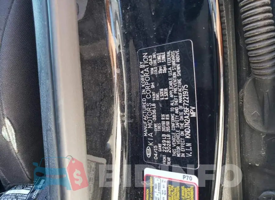 KNDJN2A26F7221975 Photo# 12