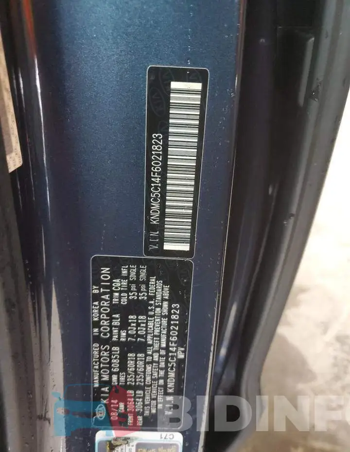 KNDMC5C14F6021823 Photo# 13