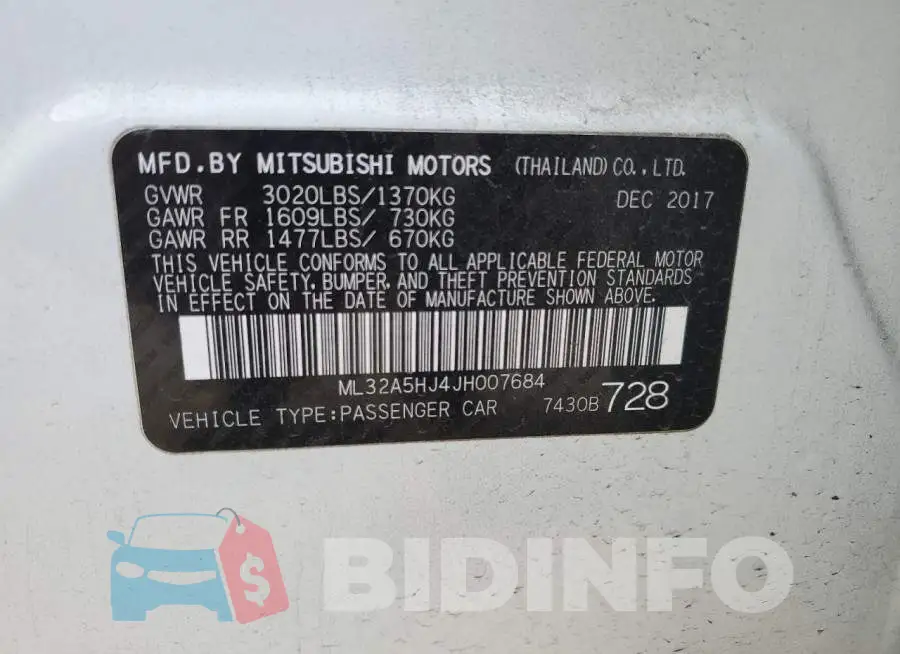 ML32A5HJ4JH007684 Photo# 12