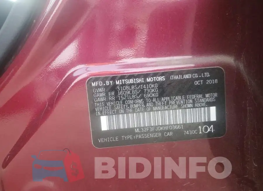 ML32F3FJ0KHF03661 Photo# 12