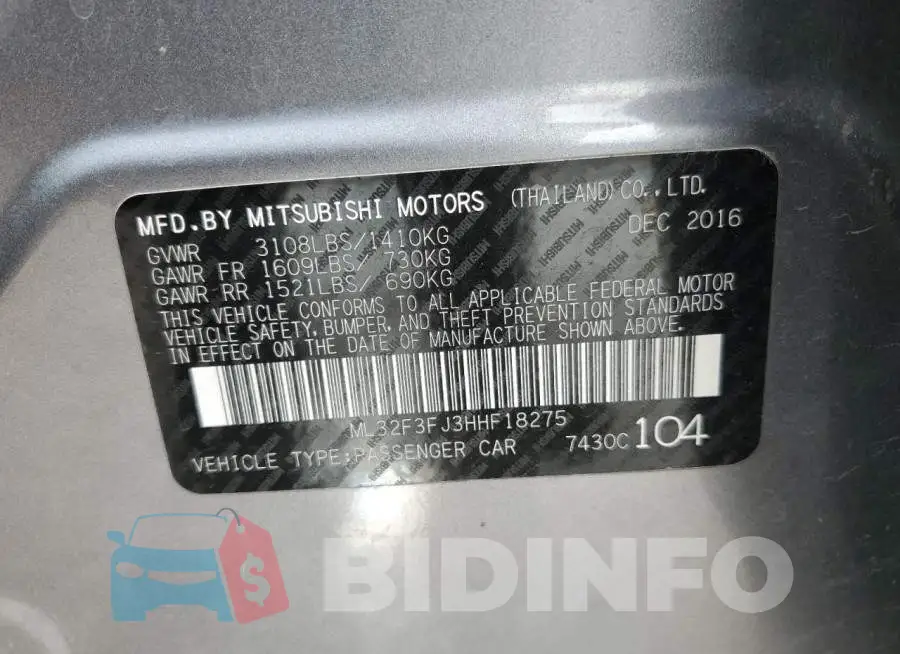 ML32F3FJ3HHF18275 Photo# 10