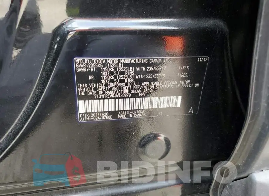 2T3YFREV6JW430879 Photo# 13