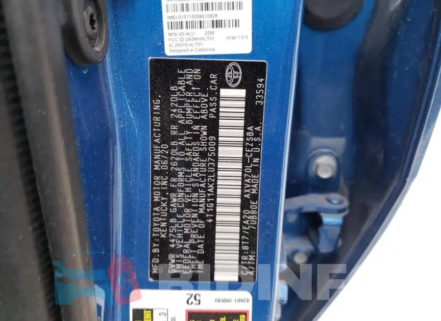 4T1G11AK2LU375009 Photo# 13