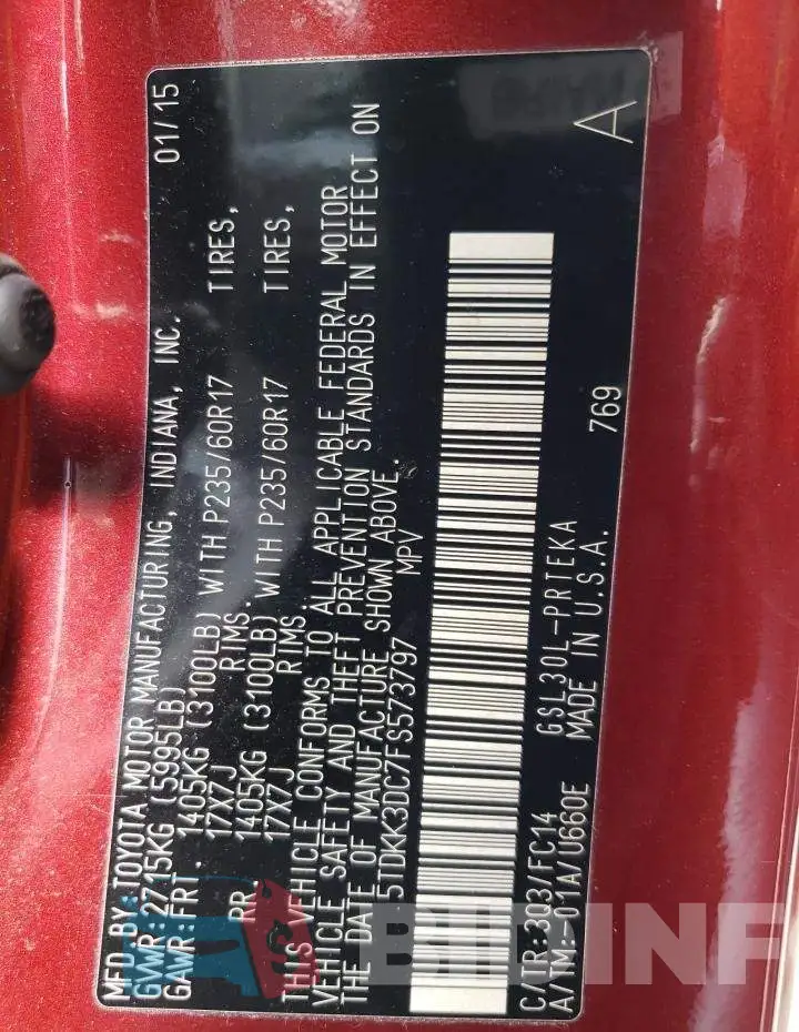 5TDKK3DC7FS573797 Photo# 14