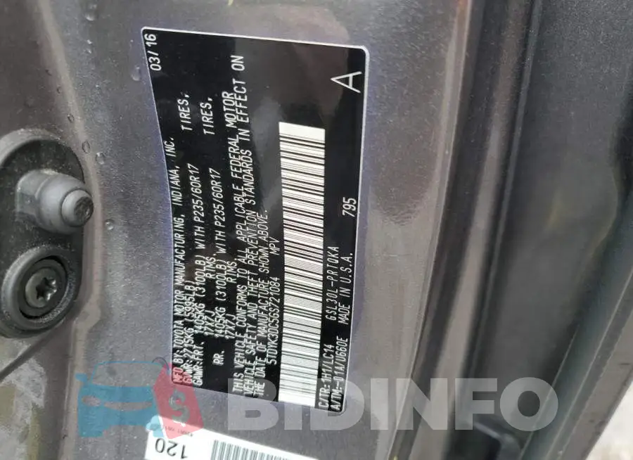 5TDYK3DC5GS721084 Photo# 13