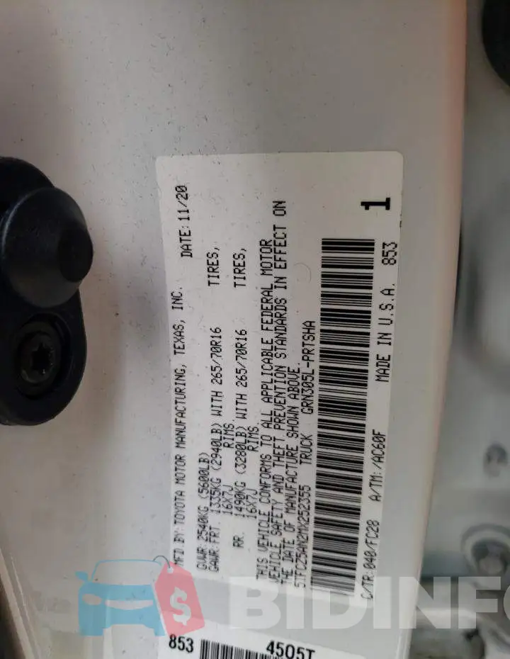 5TFCZ5AN2MX252355 Photo# 12