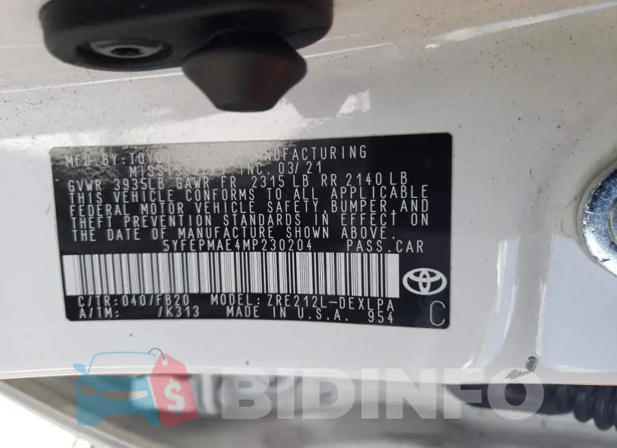 5YFEPMAE4MP230204 Photo# 12