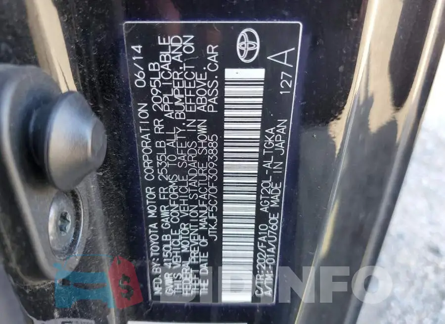 JTKJF5C70F3093885 Photo# 13