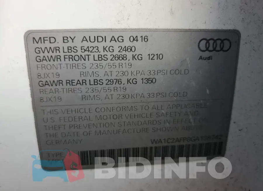 WA1C2AFP8GA138742 Photo# 13