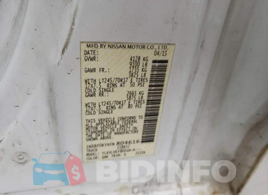 1N6BF0KYXFN804616 Photo# 12