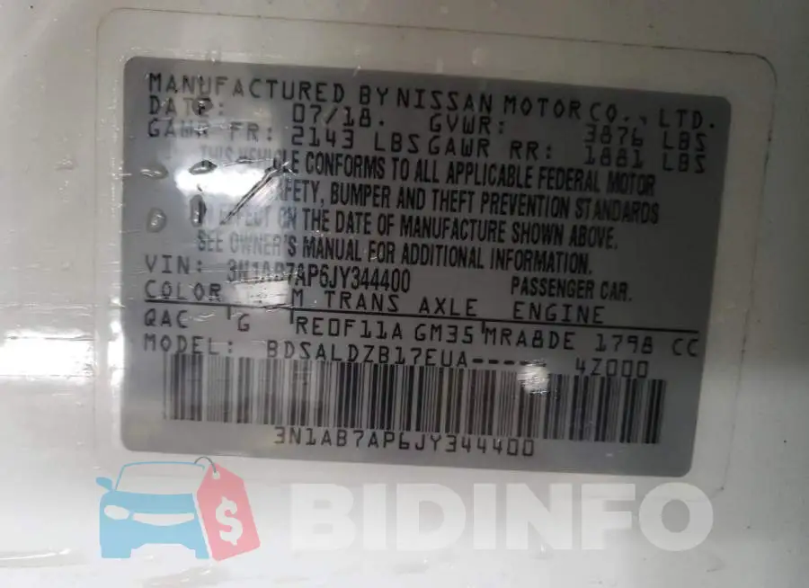 3N1AB7AP6JY344400 Photo# 13