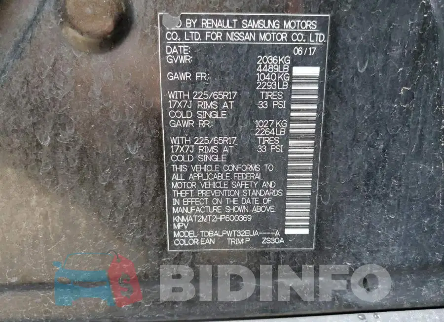 KNMAT2MT2HP600369 Photo# 14
