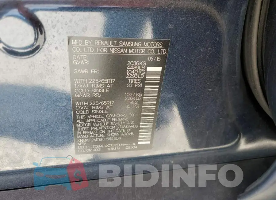 KNMAT2MT6FP564554 Photo# 12