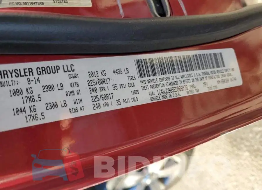 1C4NJCBB5ED889073 Photo# 12