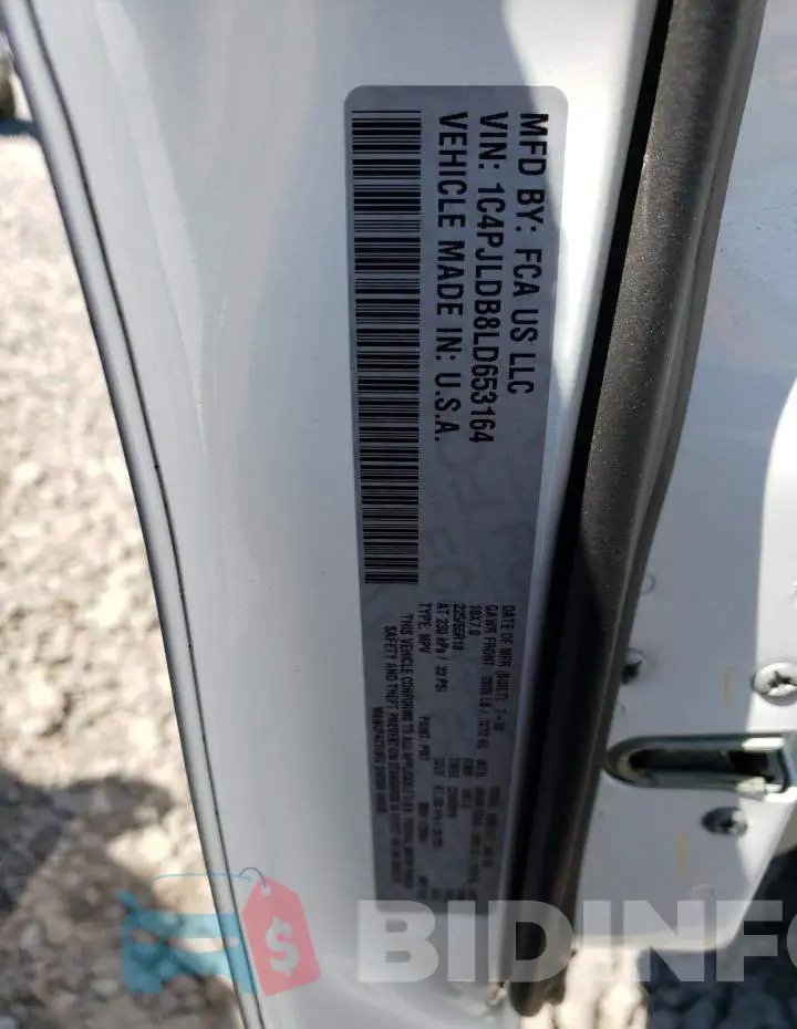 1C4PJLDB8LD653164 Photo# 13