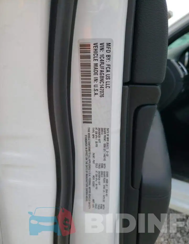 1C4RJFAG8NC147076 Photo# 14