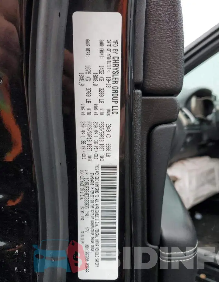 1C4RJFBG4EC335835 Photo# 13