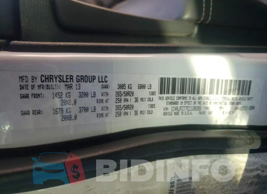 1C4RJFCT7EC128285 Photo# 12