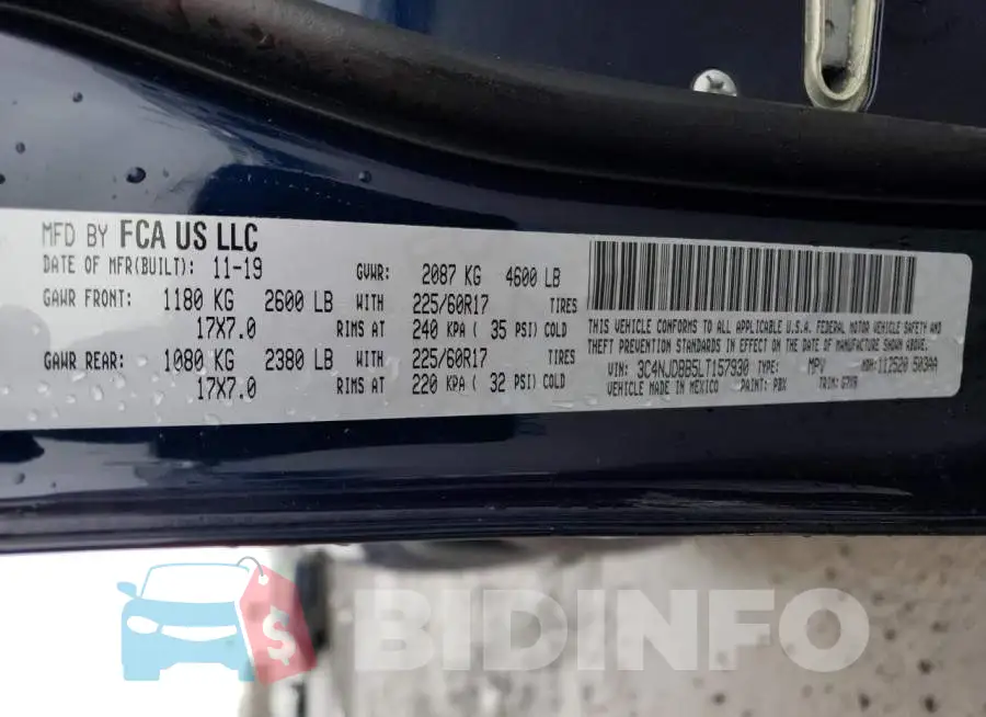 3C4NJDBB5LT157930 Photo# 13