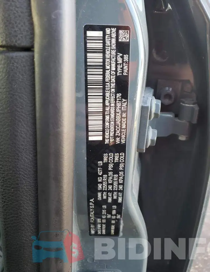 ZACCJABBXJPH87176 Photo# 12