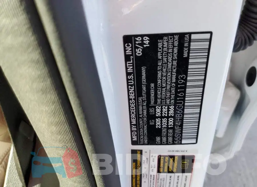 55SWF4HB6GU161193 Photo# 12