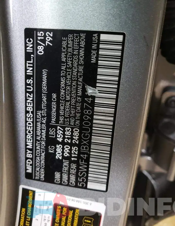 55SWF4JBXGU098741 Photo# 12