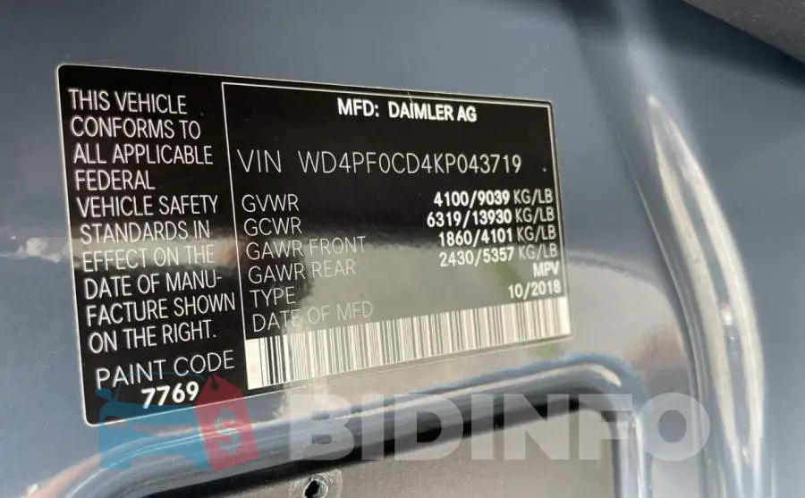WD4PF0CD4KP043719 Photo# 10